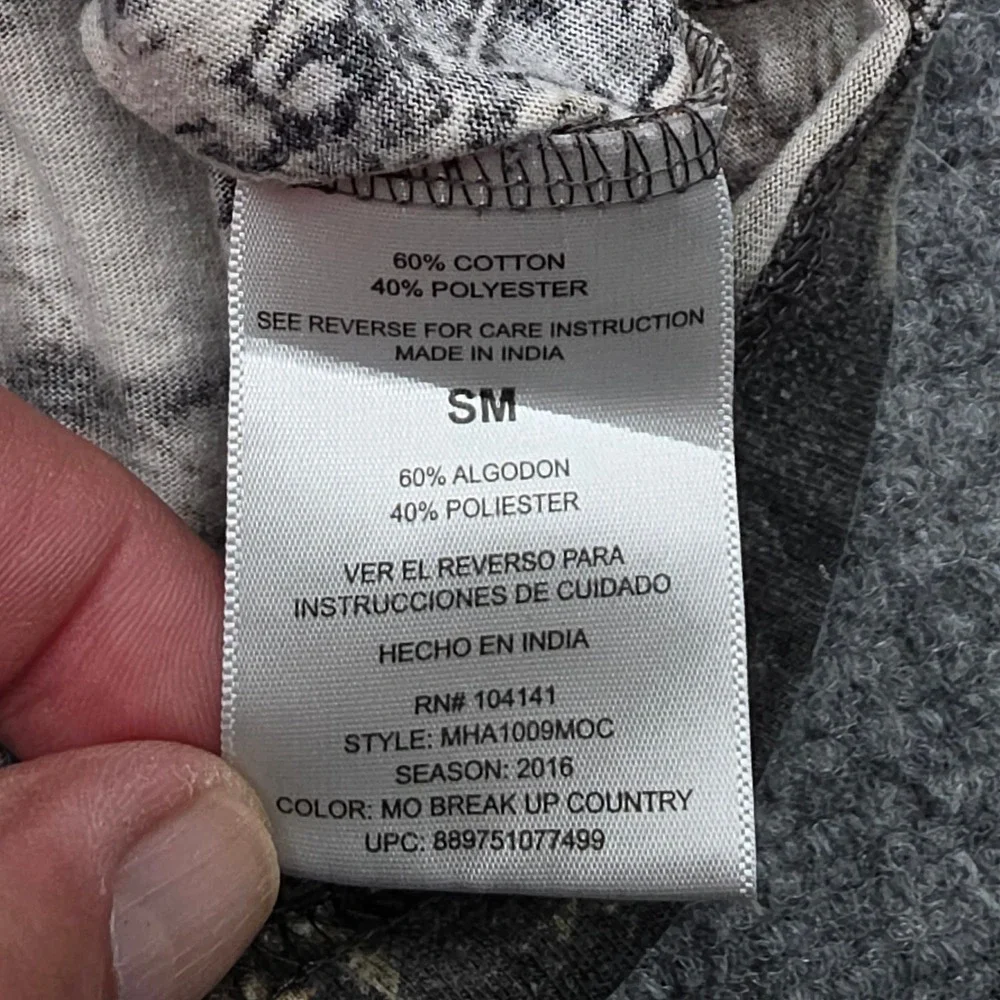 Field & Stream Shirt Mens‎ Small S Long Sleeve Camo Mossy Oak Break Up Country